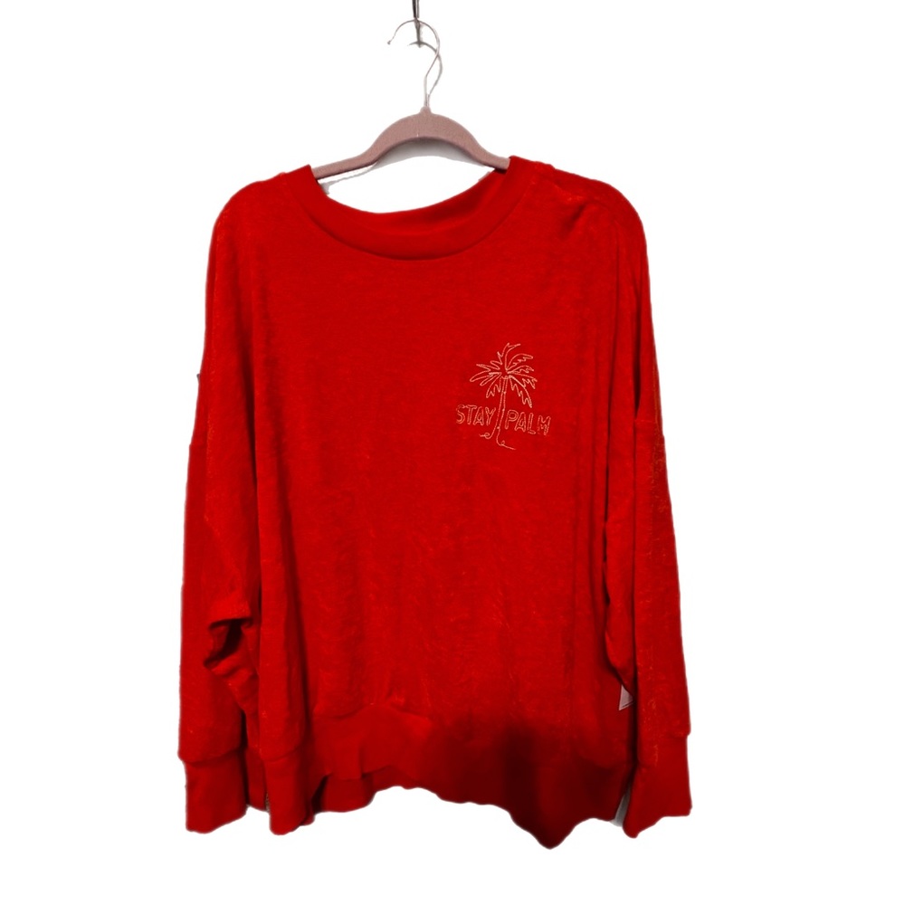 4x neon orange sweatshirt